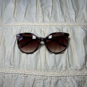 Cateye Purple and brown tortoiseshell sunglasses